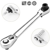 New Mini Ratchet Wrench Double Ended Quick Socket Ratchet Wrench Screwdriver Hex Torque Wrenches Hand Repair Tools