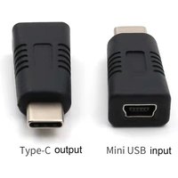 Universal USB Type C Adapter Mini USB Female to Type C Male Converter for Tablet phone Support Charging Data Transfer Adapter