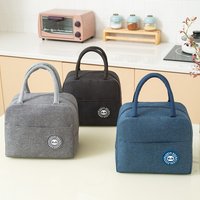 Handheld Insulated Bag Waterproof Fresh Aluminium Foil Bento Box Student Bento Bag Travel Home Storage Bag