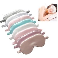 Imitated Silk Eye Patch Shading Sleep Eye Mask Eyepatch Travel Relax Cover Eyeshade Health Sleeping Shield Soft Eye Care Tools
