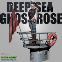 1/35 YUFAN MODEL Resin figure model kits DIY beauty colorless and self-assembled YFWW-2196
