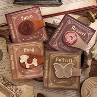 1 Pc Cute Magnetic Leather Bookmark Animal Stitched Design With Strong Magnetic Page Holder Reading Accessory For Book Lovers