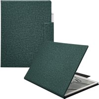 Magnetic Stand Folio Case for 11" Kindle Scribe/Scribe Colorsoft 2025 Ultra-Thin PU Leather Cover - Pen Buckle & Auto Sleep/Wake