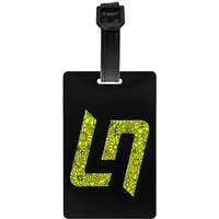 Custom L-Lando Norris Luggage Tag With Name Card Motorcycle Racing Privacy Cover ID Label for Travel Bag Suitcase