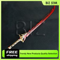 22cm/8.66in Genshin Impact Kagotsurube Isshin Demon Sword Game Peripherals katana knife Metal Uncut Weapon Models Ornaments Toys