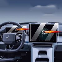 3PCS Tempered glass screen protector For polestar 4 2024 LCD GPS Navigation AND Dashboard film accessories