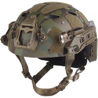 Tactical Modular ARC Rail Fast Helmet Set with Rail Battery Box IR/RED Light LED Flashlight Signal Light Hunting Airsoft Gear