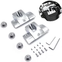 Spark Plug/Head Bolt Covers For Harley Davidson 2004& up XL XR Sporster Headbolt Bridge Kit Motorcycle Parts