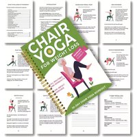 Chair Yoga Guide for Weight Loss, Muscle Strengthening & Flexibility - Beginner-Friendly Workout Suitable for Seniors and Adults