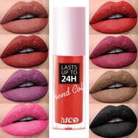 1PC Dark Brown Matte Velvet Lip Gloss Waterproof Liquid Lipstick 22 Colors Lips Korean Makeup for Lip Tint Lip Glaze Cosmetics