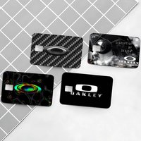 O_Oakleys Anime Anime Spend or Save Funny Shell On Off Ultra Thin No Fade Sticker Skin Cover Film for Debit Credit Card