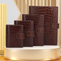 Yiwi Genuine Leather Pocket Size Planner Leather a8 A7 a6 a5 Notebook with Ring Mini Agenda Organizer Diary Notepad
