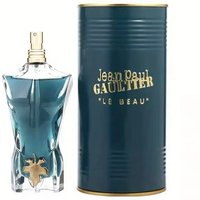 Jean Paul Gaultier Le Beau Men Perfume, Fresh Coconut Wood Fragrance, Long-Lasting Eau De Toilette, Luxury Body-Shaped Bottle, Ideal Gift for Men