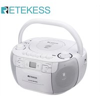 Retekess TR621 AM/FM Radio Kassetten-Player mit CD-Player, Aufnahmefunktion, unterstützt USB/TF-Karte + Fernbedienung