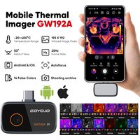 192*192 Android Type-C Thermal Imager IOS Mobile Thermal Imaging Camera for Solar Panel Power Device Pipe Heating Fault Detect