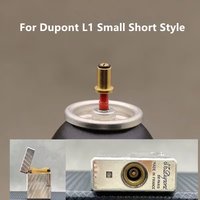 1pcs Copper Nozzle Gas Adapter For Dupont L1 Small Short Style Gas Lighter Filling Gas Reusable Inflatable Head Repair Accessory