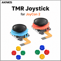 AKNES TMR Joystick for Switch 2 with Thumb Grips Set No Drifting Stick for Joy-Con 2 Game Console Repair Replacement & Upgrade