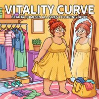 VITALITY CURVE Bold-easy Patterns Coloring Book for Adults Cute Drawing Book Perfect Gift for Party and Birthday