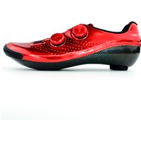 Hyper Cycling Shoes Metalic Shiny Red Cycling shoes Carbon Cycling shoe Professional Road Lake BONT Verducci