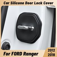 For FORD Ranger 2012-2018 Car Door Shock Absorber Door Lock Protector Silicone Auto Door Lock Latches Cover Accessories