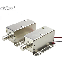 DC 12V Mini Electric Bolt Lock Fail Safe Stainless Steel Solenoid Electric Door Lock 2 Wires Lock Easy to Install