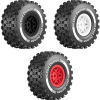 4PCS 1/14 1/16 Short-Wheelbase Tires for TRAXXAS MINI SLASH, Off-Road Tires