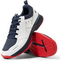 FitVille Tennis Shoes Wide Casual Sports Shoes for Men Breathable Racquetball Badminton Sneakers for All Court with Arch Support