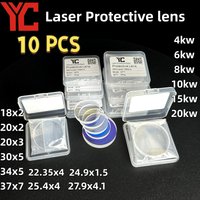 Laser Protective Windows 18x2/20x2/21.5x2/30x5/37x7mm Optical Lens for Cutting Welding Raytools WSX BOCI Hanwei Qil 1-20kW Head