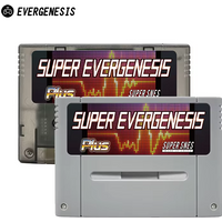 EVERGENESIS Super SNES SFC V1 3000 in 1 Game card for SFC 16-Bit JPN/EU/USD Video Game Console with 8G TF Card