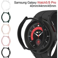Case for Samsung Galaxy Watch 5 Pro 45mm Galaxy Watch 5 40mm 44mm PC Case All-Around Protective Shell for Watch 5/5 pro Cover