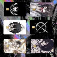 Jeff Art Killer Sticker Skin For Credit Bank Campus Bus Card Cover Self-adhesive Decoration
