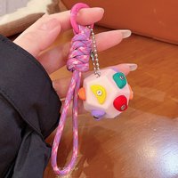 New Rock Climbing Ball Keychain Pendant 3D Printed Keychain Climbing Equipment Surroundings Pendant Bag Hanging Rope