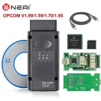 OPCOM OBD2 Scanner V5 V1.59 V1.70 V1.95 V1.99 PIC18F458 FTDI Flash Firmware Update CAN BUS For Opel 2021 Car Diagnostic Tool