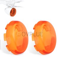 Motorcycle Bullet Turn Indicator Signal Light Lens Cover For Harley Sportster 883 Touring Road King Dyna Softail Heritage Fatboy