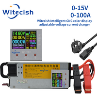 Adjustable Max 1500w charger for lithium-ion battery, 0-15v, 0-100a, 0-60A,12v, 60a, 14.6 v, 60a, 12.6 v, 50a, 40a, 30a, 20a