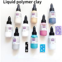 Translucent Liquid Polymer Clay DIY Making Earrings Decorative Materials Children's Homemade Fondant Manual Model Raw Materials