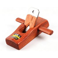 Solid Redwood Hand Wood Plane Sharp Hardened Steel Blade Carpenter Planer,Manual Wood Shaving Trimming Tool for Furniture Making