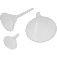 3Pcs Clear Plastic Funnel Set Reusable Kitchen Funnel Lab PP Funnels Lab Bottles, Essential Oils