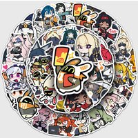 50PCS Zenless Zone Zero Anime Stickers 50Pcs Q Version Character Decals for Laptop Phone Case Luggage DIY Decoration