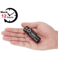 Mini lampe torche LED portable X29, 12 heures d'autonomie, pêche, randonnée, enfant, femme, sac à dos, chapeau, poche, torche, batterie CR123A