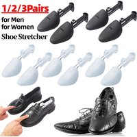 1/2/3Pair Plastic Shoe Stretcher for Men Women Leather Shoes Adjustable Portable Shoe Tree Stretcher Boots Rack Anti-deformation