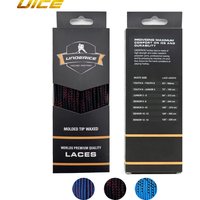 UICE 84-130inch Ice Hockey Skate Laces Hockey Skate Shoe Lacer Dual Layer Braid Reinforced Waxed Tip Hockey Accessories