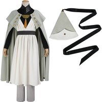 HOLOUN Witch Hat Atelier Anime Qifrey Cosplay Costume Convention Halloween Christmas Party Cloak Top Pants Hat Outfit