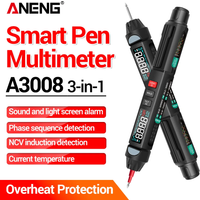 ANENG A3008 Digital Intelligent Professional Multimeter Sensor Pen Tester 6000 CountsCurrent Meter Non-Contact Voltmeter
