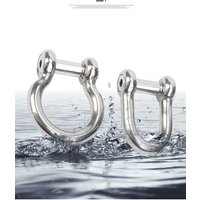 4PCS Stainless Steel 304 High Tensile M5-M20 HEX Socket Countersunk Pin Dee or Bow Type Anchor Shackle