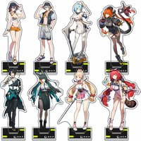 New Hot Game Zenless Zone Zero Alice Yuzuha Yixuan Hugo Vlad Ju Fufu Ellen keychains Acrylic Stand Model cosplay Desk gifts