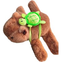 Kawaii Animal Capybara Wristband Plush Doll Toys Soft Wrist Band Fun Pop Circles Bracelet Capybara Christmas Gifts