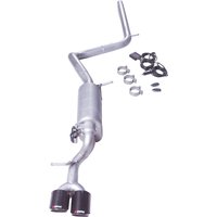 Applicable to the stainless steel dual exhaust carbon fiber tip exhaust system of Volkswagen Polo GTI 1.4T Catback from 10 to 17