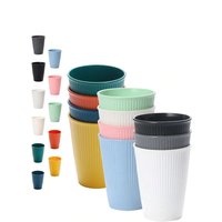 4/11pcs Reusable plastic cup, PP material, multi-color, suitable for camping picnic kitchen and, microwave and dishwasher safe