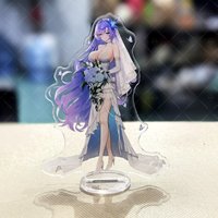 Wuthering Waves Wedding Dress Acrylic Stand Cantarella Shorekeeper Zanni Model Signboard High Beauty Desk Decor Collectibles